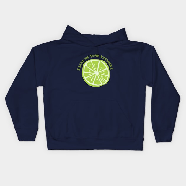 Give Me My Vitamin C To Fight COVID 19 Kids Hoodie by TATOH